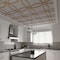 Ekena Millwork 23 38W x 23 38H x 38T Small Lilley Decorative Fretwork Wood Ceiling Panels, Hickory CELW23X23X0375LEYHI - alternate 5